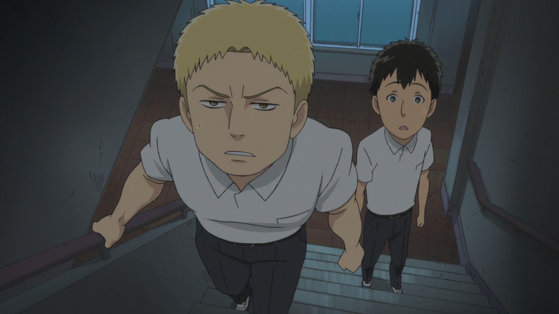 [CBM]_Attack_on_Titan_Junior_High_-_08_-_Spine-Chiller!_[HEVC_1080p