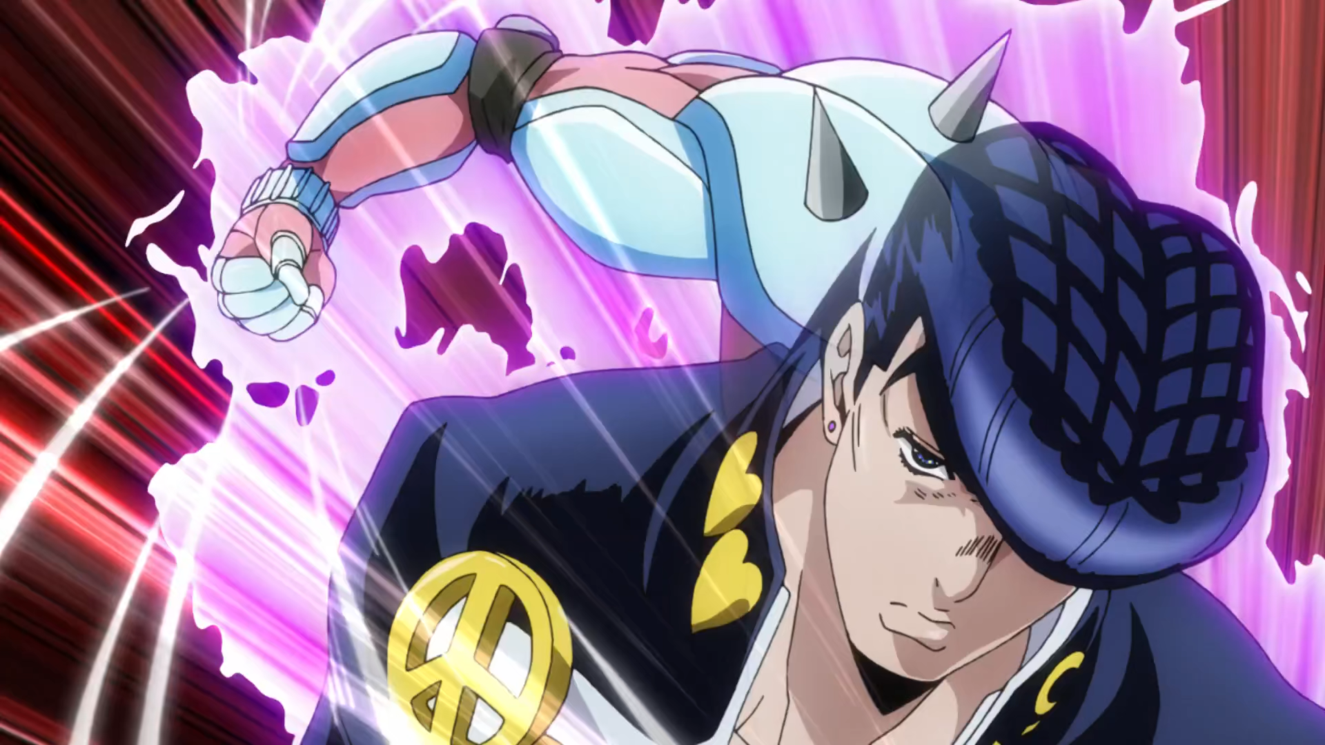 Jojo Diamond Is Unbreakable Vostfr Crunchyroll Jojo's Bizarre Adventure Diamond Is Unbreakable 01 Jotaro Kujo! Meets